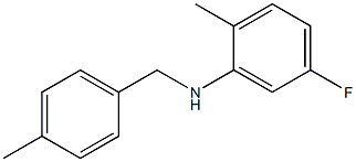 5-fluoro-2-methyl-N-[(4-methylphenyl)methyl]aniline
