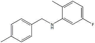 5-fluoro-2-methyl-N-[(4-methylphenyl)methyl]aniline|