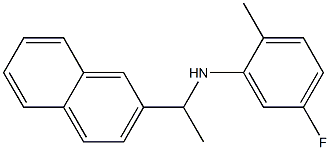 5-fluoro-2-methyl-N-[1-(naphthalen-2-yl)ethyl]aniline