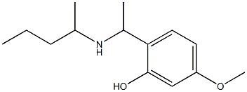 5-methoxy-2-[1-(pentan-2-ylamino)ethyl]phenol|