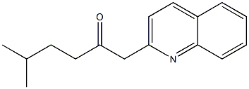  5-methyl-1-(quinolin-2-yl)hexan-2-one