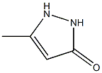 5-methyl-2,3-dihydro-1H-pyrazol-3-one Struktur