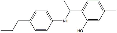5-methyl-2-{1-[(4-propylphenyl)amino]ethyl}phenol