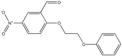 5-nitro-2-(2-phenoxyethoxy)benzaldehyde,,结构式