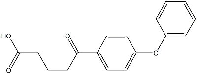5-oxo-5-(4-phenoxyphenyl)pentanoic acid,,结构式