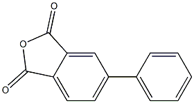 5-phenyl-2-benzofuran-1,3-dione 化学構造式