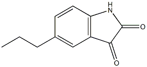 5-propyl-1H-indole-2,3-dione Struktur