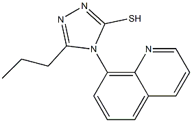5-propyl-4-(quinolin-8-yl)-4H-1,2,4-triazole-3-thiol