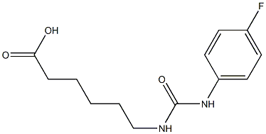 6-({[(4-fluorophenyl)amino]carbonyl}amino)hexanoic acid