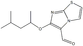 6-(1,3-dimethylbutoxy)imidazo[2,1-b][1,3]thiazole-5-carbaldehyde Structure