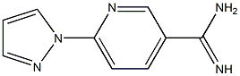 6-(1H-pyrazol-1-yl)pyridine-3-carboximidamide Structure