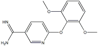 6-(2,6-dimethoxyphenoxy)pyridine-3-carboximidamide