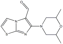 6-(2,6-dimethylmorpholin-4-yl)imidazo[2,1-b][1,3]thiazole-5-carbaldehyde