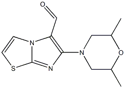  6-(2,6-dimethylmorpholin-4-yl)imidazo[2,1-b][1,3]thiazole-5-carbaldehyde