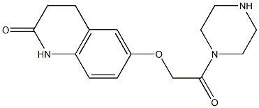 6-(2-oxo-2-piperazin-1-ylethoxy)-3,4-dihydroquinolin-2(1H)-one