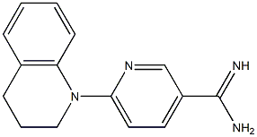6-(3,4-dihydroquinolin-1(2H)-yl)pyridine-3-carboximidamide Struktur