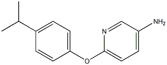 6-(4-isopropylphenoxy)pyridin-3-amine 结构式