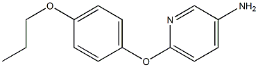 6-(4-propoxyphenoxy)pyridin-3-amine 结构式