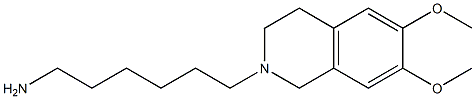 6-(6,7-dimethoxy-1,2,3,4-tetrahydroisoquinolin-2-yl)hexan-1-amine