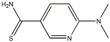 6-(dimethylamino)pyridine-3-carbothioamide,,结构式