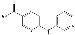 6-(pyridin-3-ylamino)pyridine-3-carbothioamide 结构式