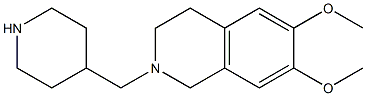 6,7-dimethoxy-2-(piperidin-4-ylmethyl)-1,2,3,4-tetrahydroisoquinoline