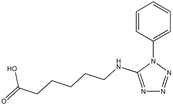  6-[(1-phenyl-1H-tetrazol-5-yl)amino]hexanoic acid