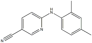 6-[(2,4-dimethylphenyl)amino]pyridine-3-carbonitrile
