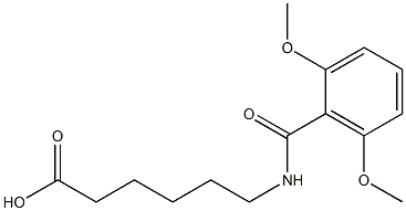 6-[(2,6-dimethoxyphenyl)formamido]hexanoic acid|