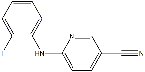  6-[(2-iodophenyl)amino]pyridine-3-carbonitrile