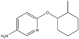 6-[(2-methylcyclohexyl)oxy]pyridin-3-amine Structure