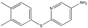 6-[(3,4-dimethylphenyl)sulfanyl]pyridin-3-amine Structure