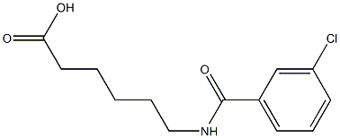 6-[(3-chlorobenzoyl)amino]hexanoic acid|