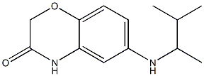 6-[(3-methylbutan-2-yl)amino]-3,4-dihydro-2H-1,4-benzoxazin-3-one