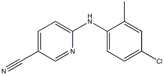 6-[(4-chloro-2-methylphenyl)amino]pyridine-3-carbonitrile