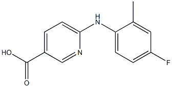  6-[(4-fluoro-2-methylphenyl)amino]pyridine-3-carboxylic acid