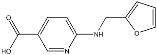 6-[(furan-2-ylmethyl)amino]pyridine-3-carboxylic acid Structure