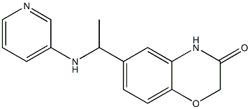  6-[1-(pyridin-3-ylamino)ethyl]-3,4-dihydro-2H-1,4-benzoxazin-3-one