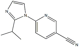 6-[2-(propan-2-yl)-1H-imidazol-1-yl]pyridine-3-carbonitrile|