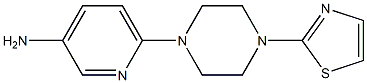 6-[4-(1,3-thiazol-2-yl)piperazin-1-yl]pyridin-3-amine Structure