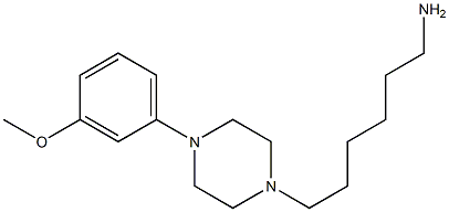 6-[4-(3-methoxyphenyl)piperazin-1-yl]hexan-1-amine|