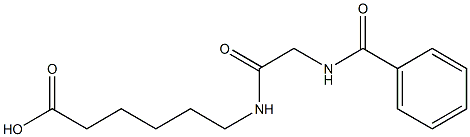 6-{[(benzoylamino)acetyl]amino}hexanoic acid
