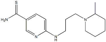 6-{[3-(2-methylpiperidin-1-yl)propyl]amino}pyridine-3-carbothioamide,,结构式