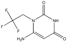 6-amino-1-(2,2,2-trifluoroethyl)-1,2,3,4-tetrahydropyrimidine-2,4-dione Structure