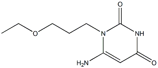 6-amino-1-(3-ethoxypropyl)-1,2,3,4-tetrahydropyrimidine-2,4-dione