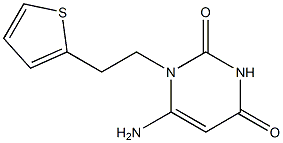 6-amino-1-[2-(thiophen-2-yl)ethyl]-1,2,3,4-tetrahydropyrimidine-2,4-dione|