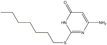 6-amino-2-(heptylsulfanyl)-3,4-dihydropyrimidin-4-one