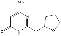 6-amino-2-(oxolan-2-ylmethyl)-3,4-dihydropyrimidin-4-one,,结构式