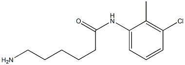 6-amino-N-(3-chloro-2-methylphenyl)hexanamide Structure