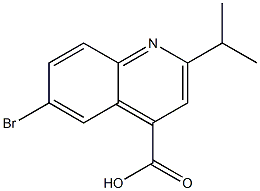 6-bromo-2-(propan-2-yl)quinoline-4-carboxylic acid|